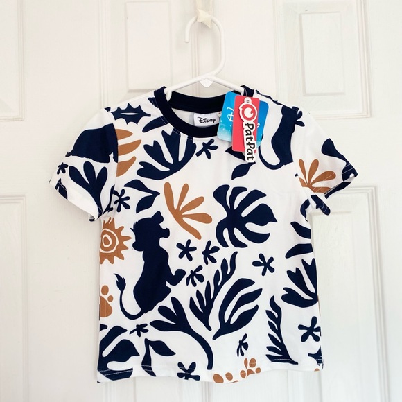 PatPat | Shirts & Tops | Disney Lion King Simba Palm Leaf Pattern ...